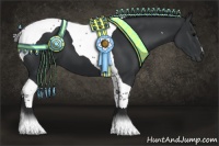 Horse Color:Black Tobiano 