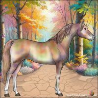 Horse Color:Nacre Red Onyx Sabino 