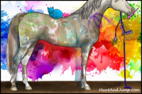 Horse Color:White Spotted Chocolate Palomino Ice Dun Brindle