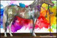 Horse Color:White Spotted Silver Brown Dun