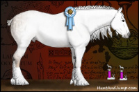 Horse Color:Gray Black Pearl Snowflake Varnish and Silver Black Pearl 