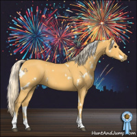 Horse Color:White Spotted Palomino Tobiano 