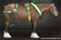 Horse Color:Gray Black Pearl Snowflake Varnish
