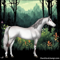 Horse Color:Chocolate Silver Bay Chinchilla Onyx
