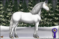 Horse Color:Silver Black Pearl Sabino Rabicano 