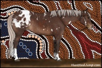 Horse Color:White Spotted Silver Brown Tobiano Blanket Rabicano 