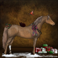 Horse Color:Chocolate Palomino Roan 