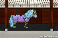 Horse Color:Watercolor Brown Tobiano Rabicano 