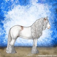 Horse Color:White Spotted Silver Bay Splash 