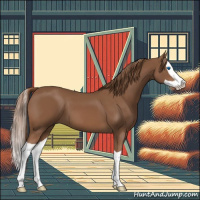 Horse Color:Chestnut Splash 