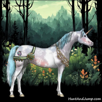 Horse Color:Watercolor White Spotted Bay 