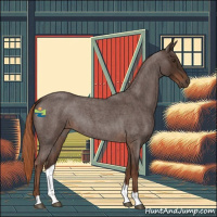 Horse Color:Liver Red Roan 