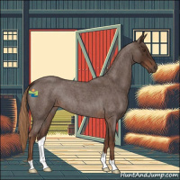 Horse Color:Liver Red Roan 