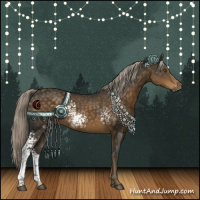 Horse Color:White Spotted Chocolate Palomino Rabicano 