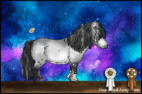 Horse Color:White Spotted Bay Chinchilla 