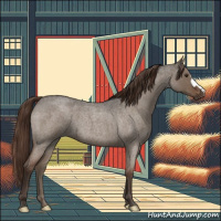 Horse Color:Liver Red Dun Roan 