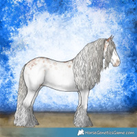 Horse Color:Gold Champagne Dun Mushroom Sabino Brindle 