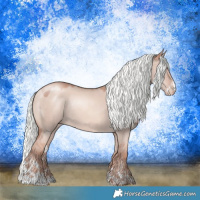 Horse Color:Gold Champagne Dun Mushroom Sabino Rabicano