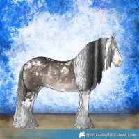 Horse Color:Brown Dun Mushroom Sabino Splash Rabicano 