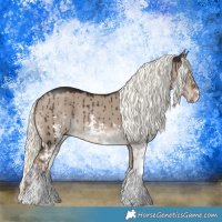 Horse Color:Liver Red Dun Mushroom Sabino Brindle