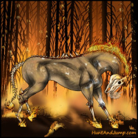 Horse Color:White Spotted Silver Smoky Black 