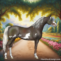 Horse Color:Liver Chestnut Mushroom Frame 