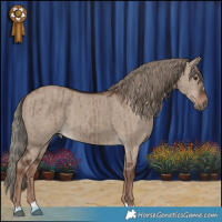 Horse Color:Liver Red Dun Mushroom Brindle 
