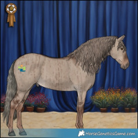 Horse Color:Liver Red Dun Mushroom Brindle