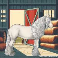 Horse Color:Cremello Tobiano 