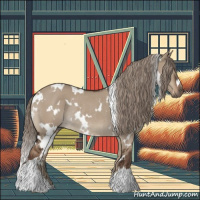 Horse Color:White Spotted Liver Red Dun Rabicano 