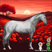 Horse Color:Blue Roan 