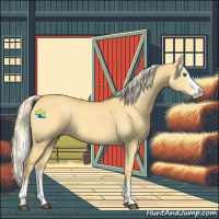 Horse Color:Palomino Dun Splash 