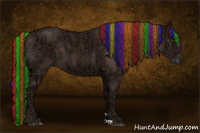 Horse Color:Painted Liver Chestnut Ice 