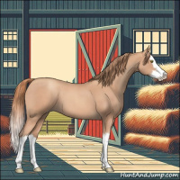 Horse Color:Gold Champagne Roan Sabino Splash 