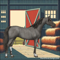 Horse Color:Smoky Blue Roan 