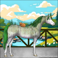 Horse Color:Watercolor Plaid  Brown Onyx Sabino Rabicano Brindle 