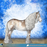 Horse Color:White Spotted Liver Red Dun Onyx Mushroom Sabino Rabicano