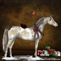 Horse Color:White Spotted Chocolate Palomino Ice Dun Mushroom Brindle