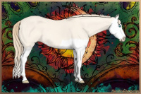 Horse Color:Perlino Dun Splash 