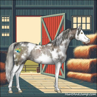 Horse Color:White Spotted Liver Red Dun Mushroom Splash Rabicano Brindle 