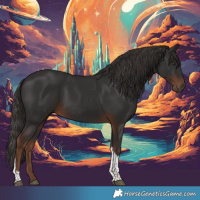 Horse Color:Liver Chestnut Tobiano 