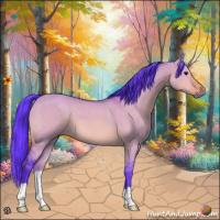 Horse Color:Watercolor Bay Dun 