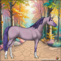 Horse Color:Watercolor Smoky Grullo 