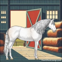 Horse Color:Gray Silver Smoky Creme Splash 