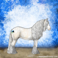 Horse Color:Cremello Splash  and Cremello Splash Tobiano 