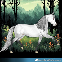 Horse Color:Silver Bay Chinchilla Frame 
