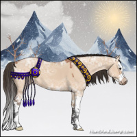 Horse Color:Bay Ice Dun Splash 