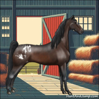 Horse Color:Brown Appaloosa 