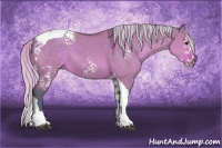 Horse Color:Watercolor White Spotted Silver Brown Dun Splash Tobiano 