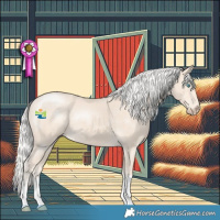 Horse Color:Silver Smoky Creme 